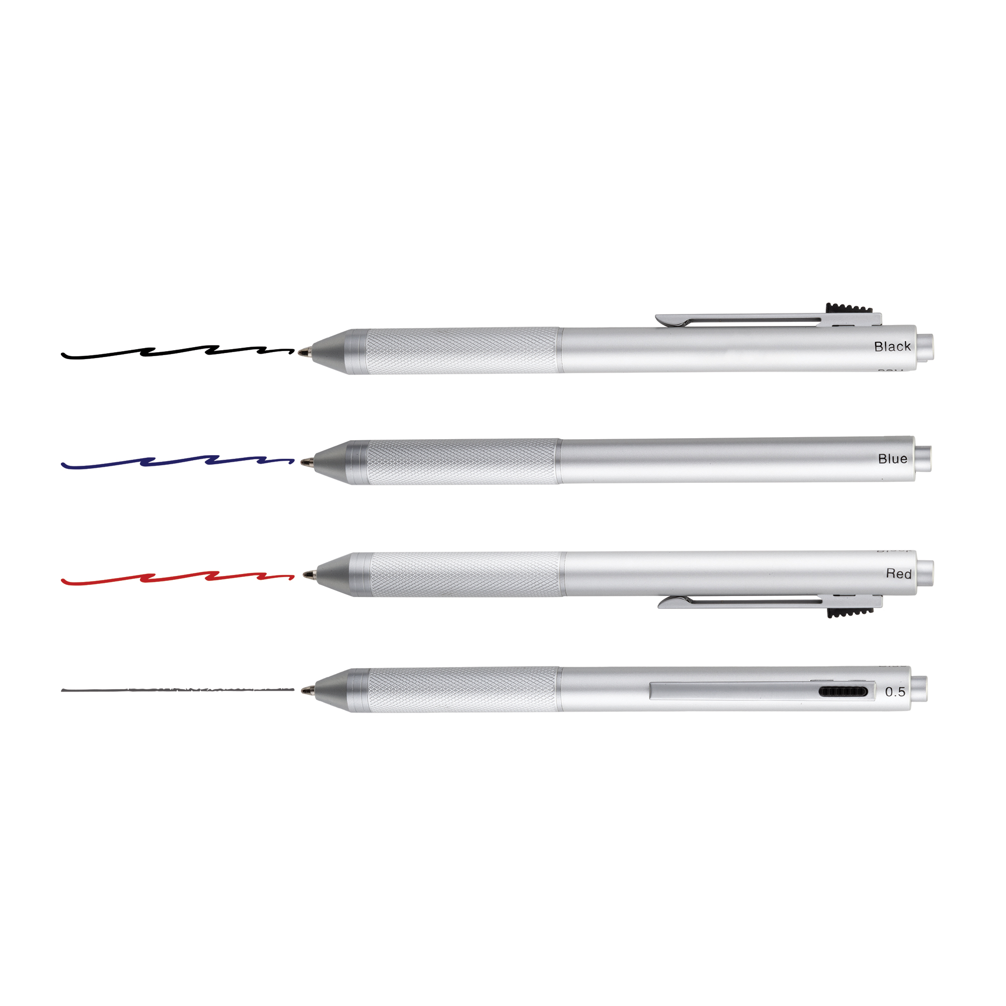 Newton - 4-in-1 Click-Action Multi-Color Pen & Pencil 2
