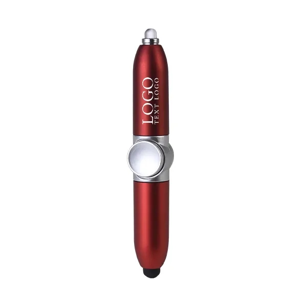 Promo Fidget Spinner Pen With Led Light 5