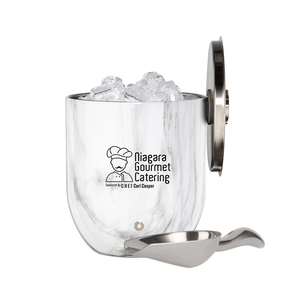 Snowfox® Marble Ice Bucket 1