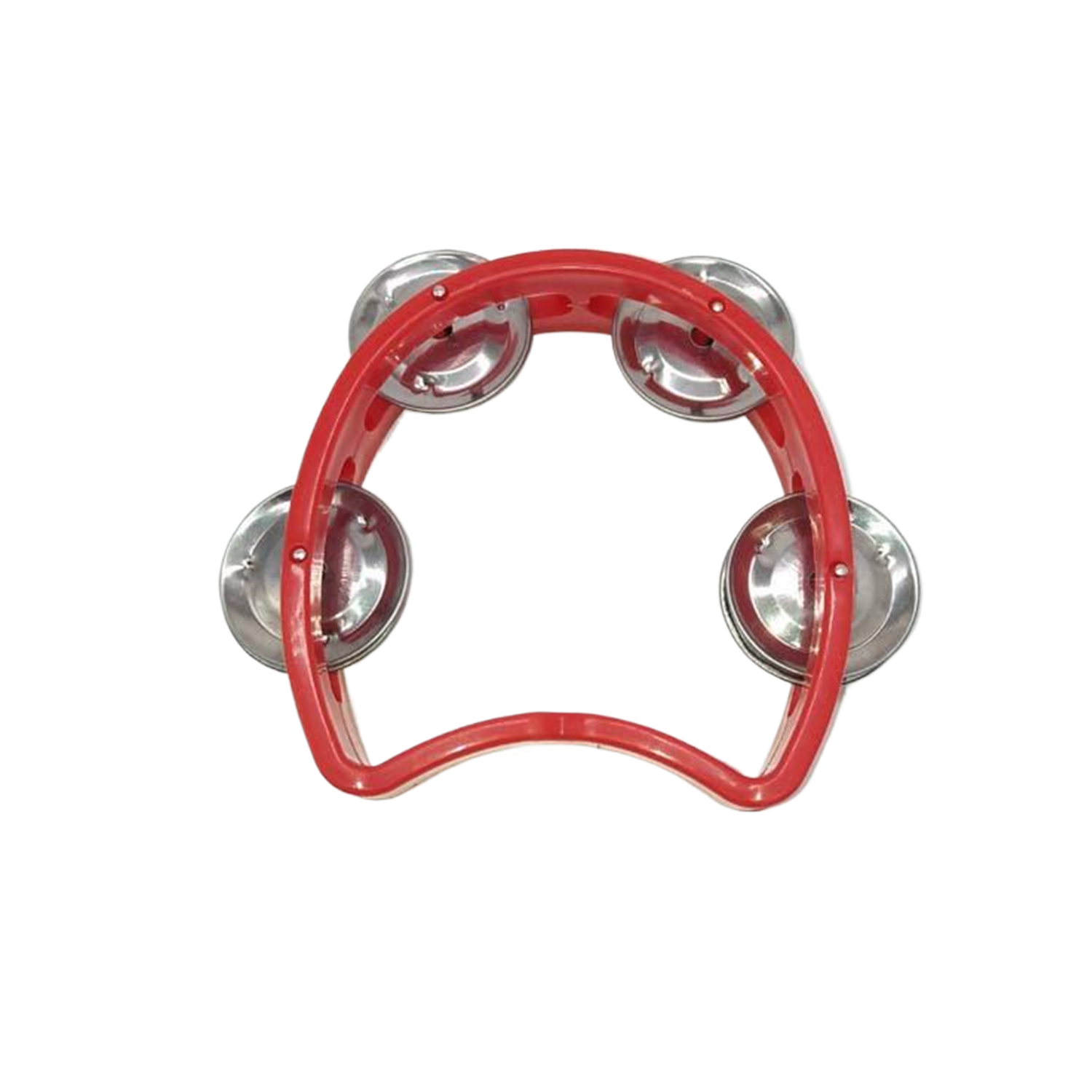 Kids' Plastic Tambourine Toy w/ 4 Bells for Fun 15