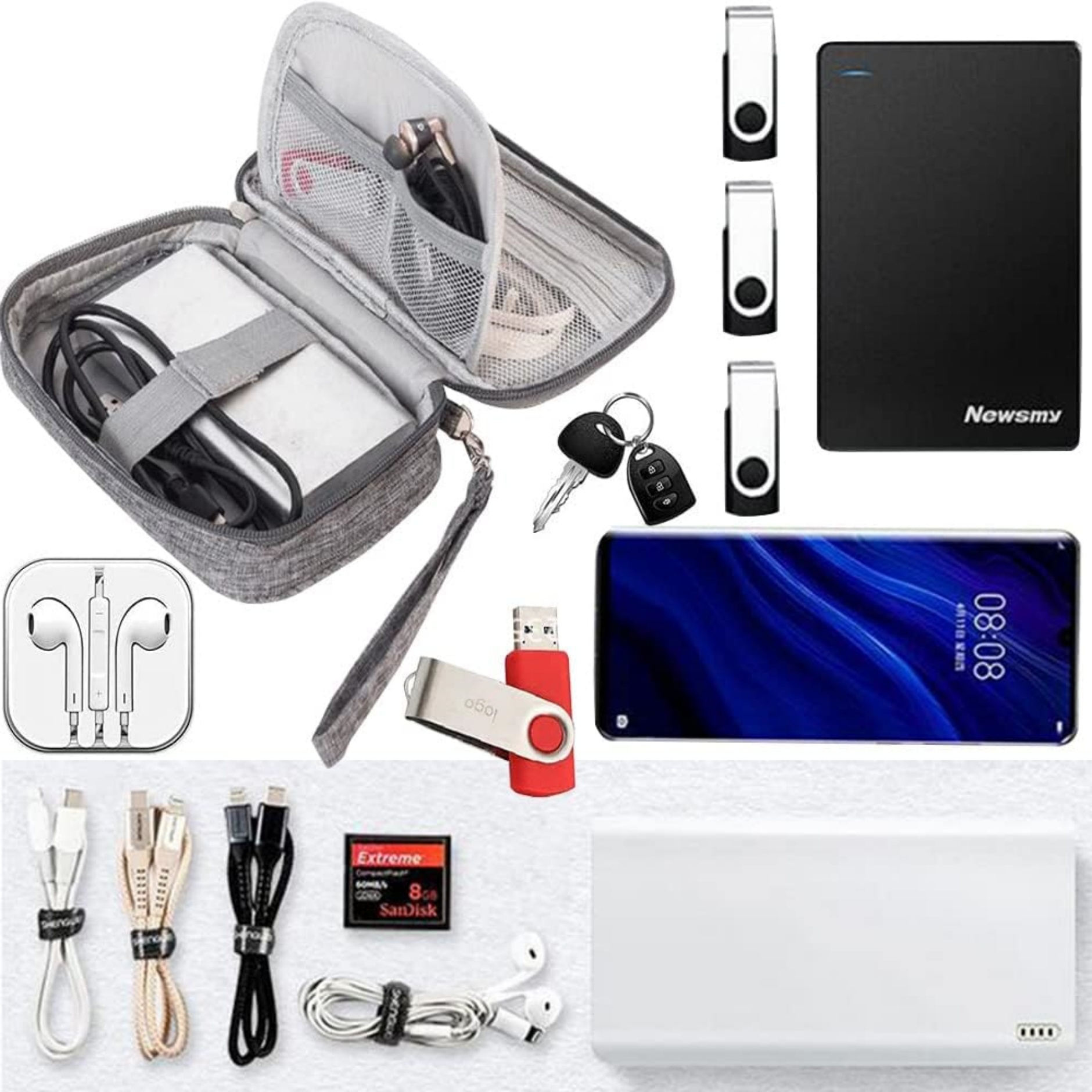 Travel Cable Organizer Pouch 1