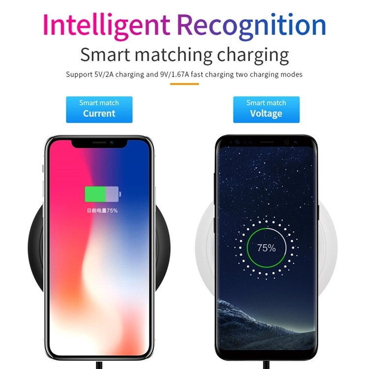 Qi-Certified 10W Max Fast Wireless Charging Pad 1
