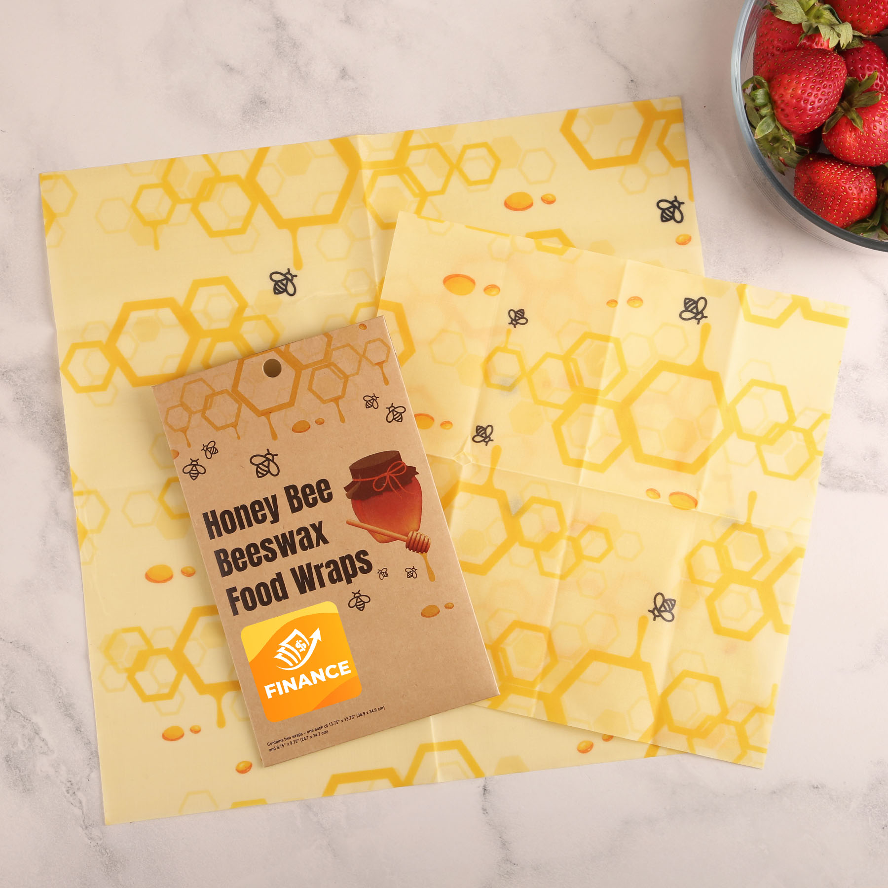 Honey Bee Beeswax Food Wraps-Beacon