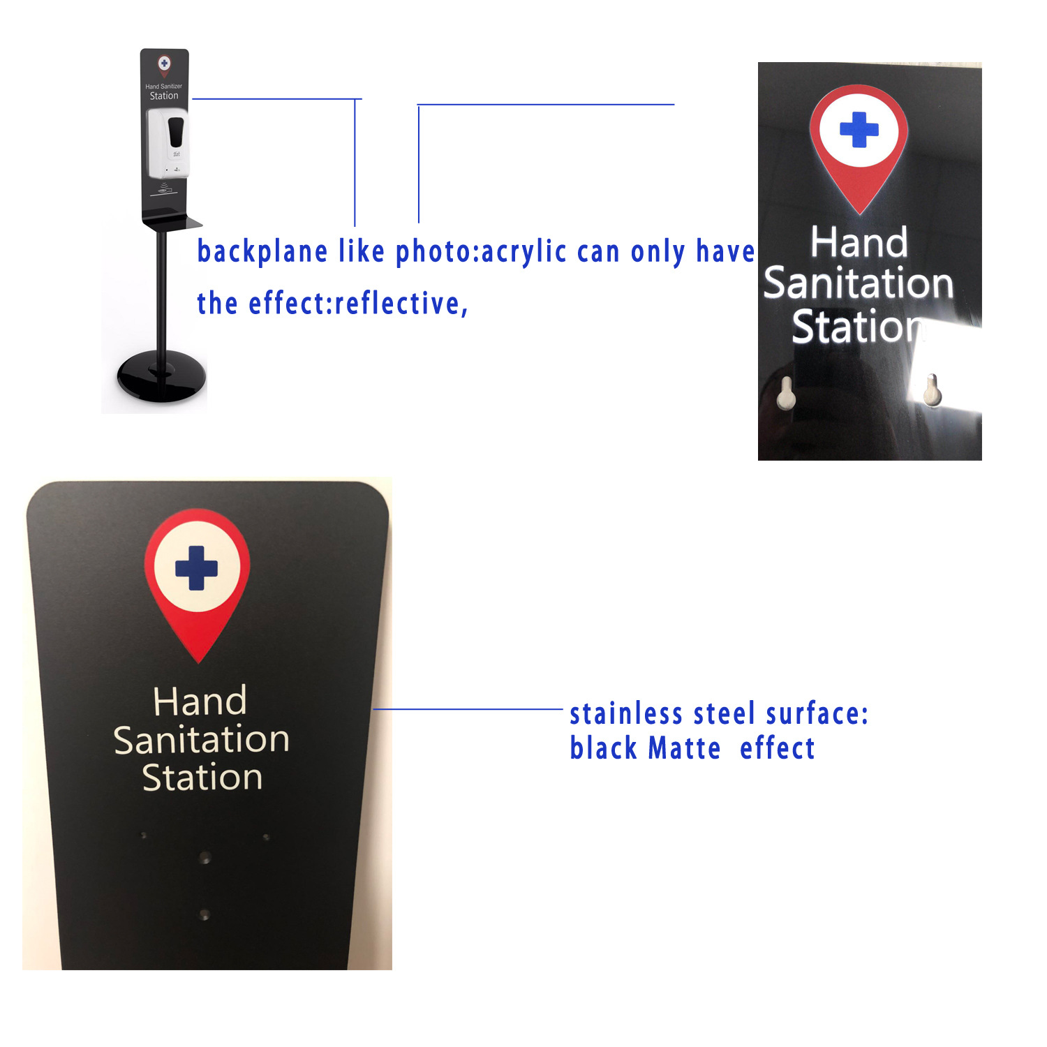 1000ml Floor Stand Non-touched Hand Sanitizer Dispenser 6