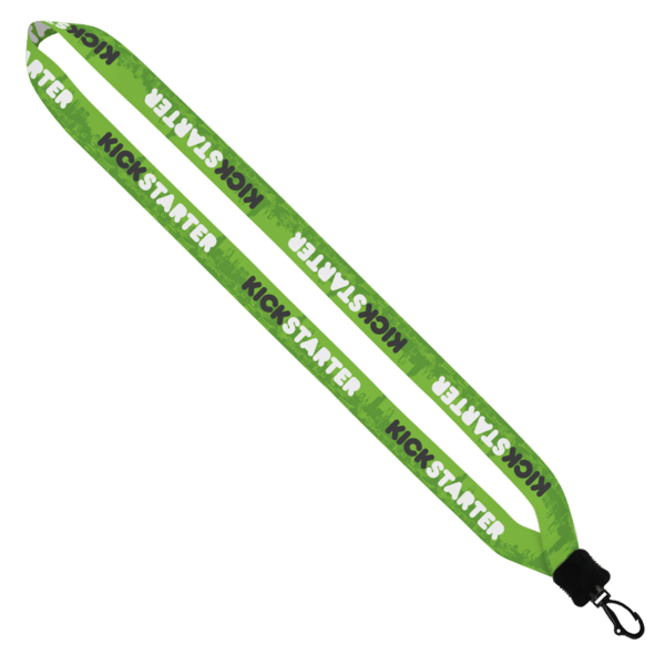 3/4" Dye-Sublimated Lanyard with Plastic Clamshell and Plastic Swivel Snap 2