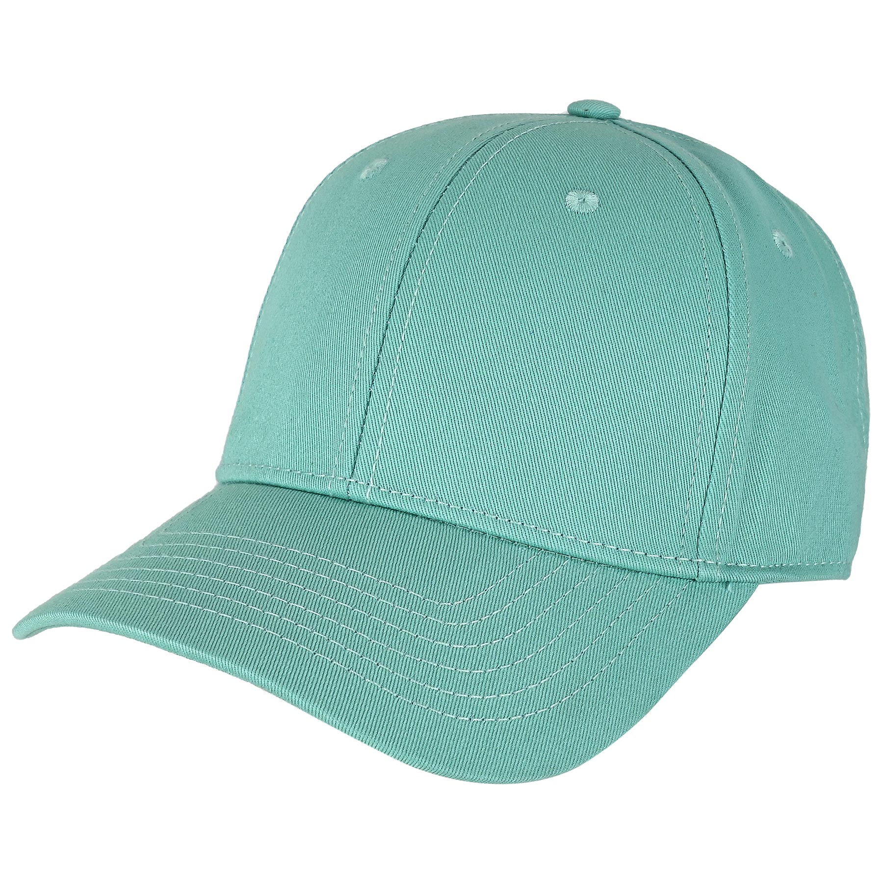 Classic 6-panel Curved Brim Baseball Cap With Plastic Snapback Clousure (MOQ: 1pc) 23