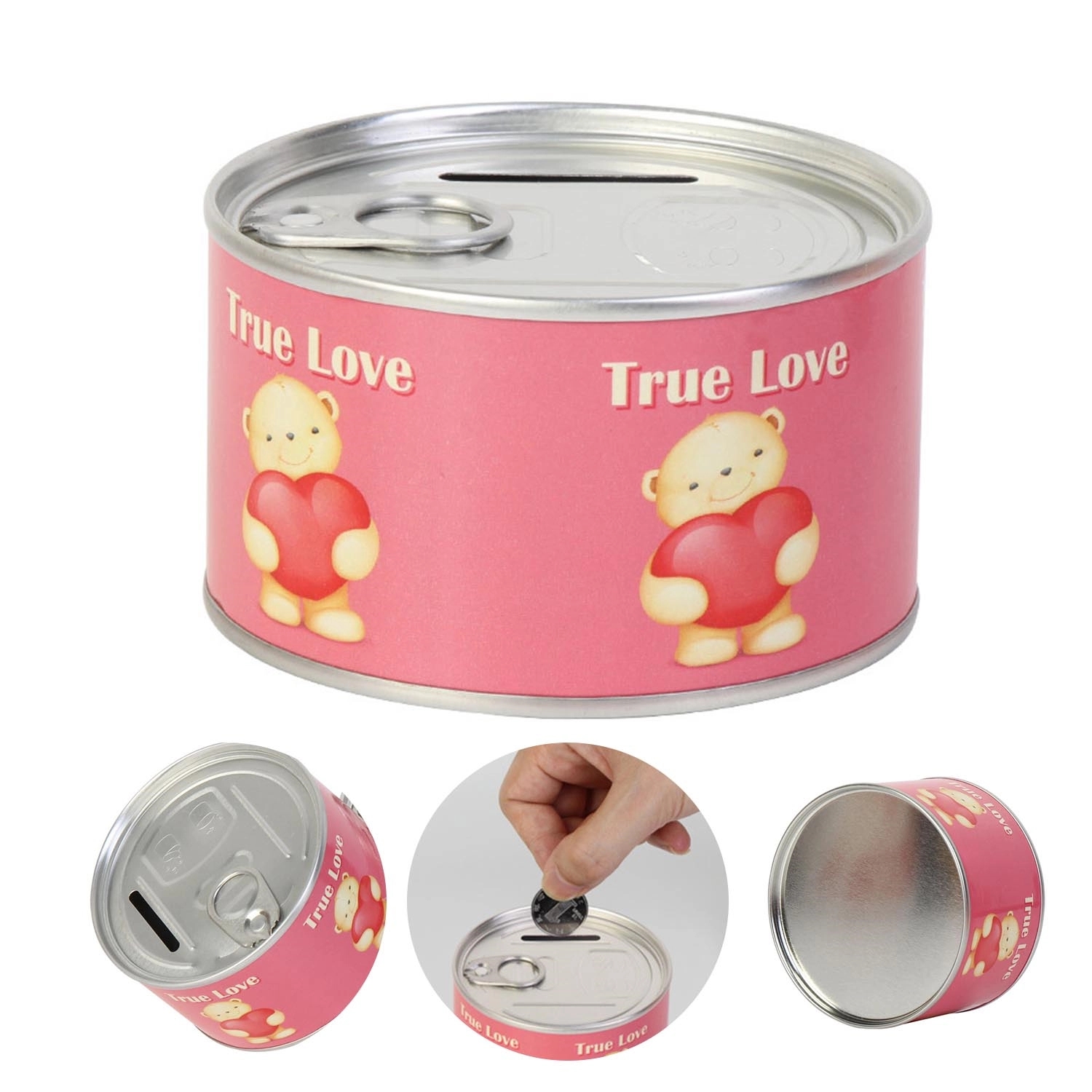 Coin Can With Slot And Removable Lid 1