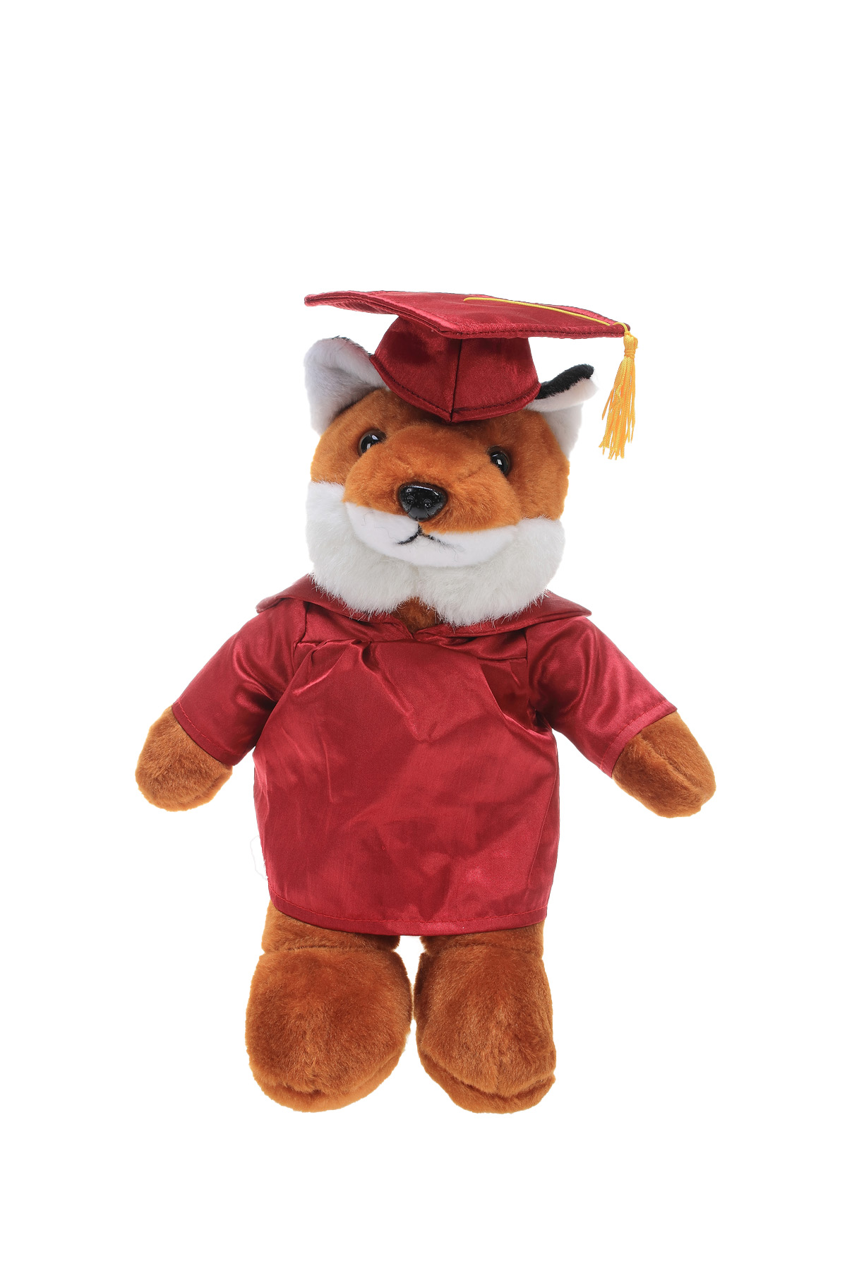 Soft Plush Fox in Graduation Cap & Gown Stuffed Animal 5
