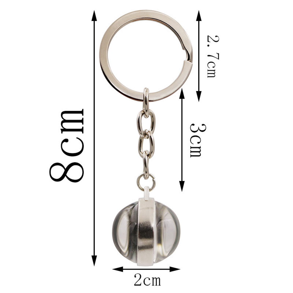 Qatar World Cup National Flag Glass Marble Key Chain 4