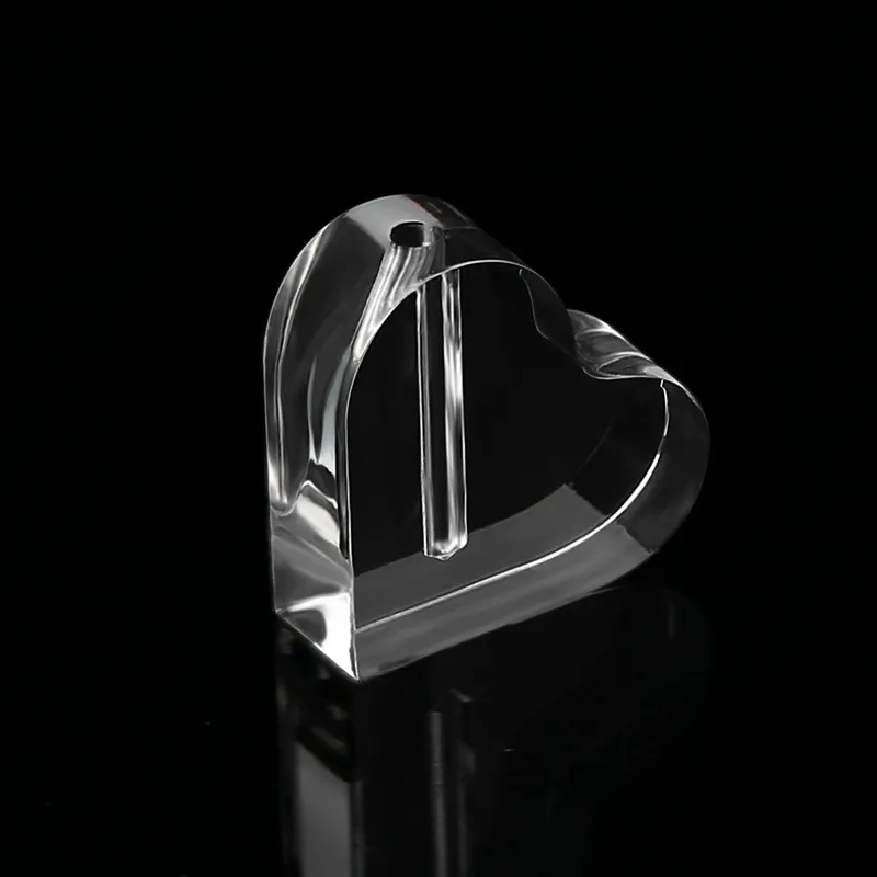 Acrylic Heart Shape Bud Vase 6