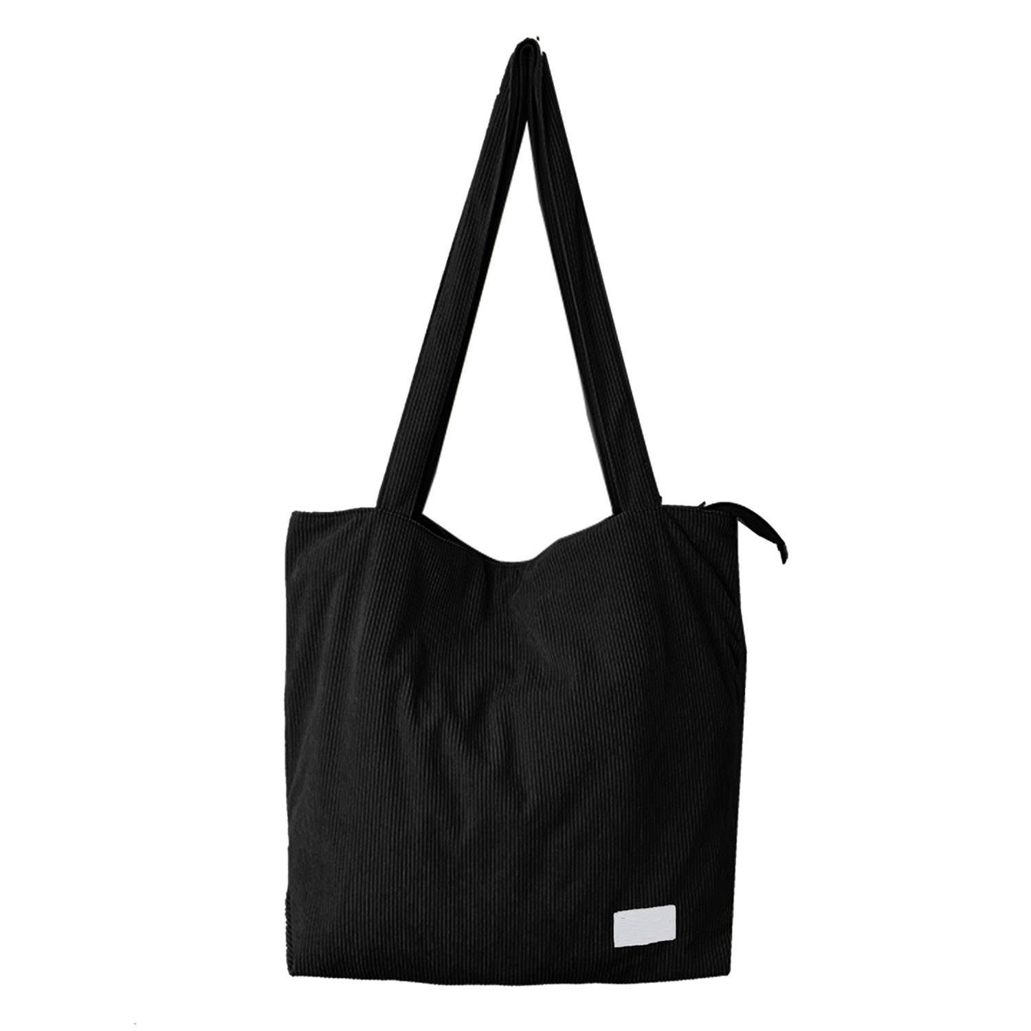 Corduroy Women's Handbag Tote Bag, custom tote bag with logo imprint 4