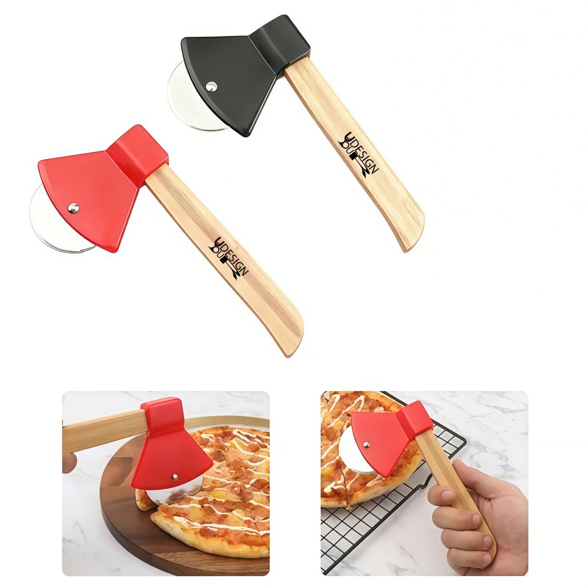 Creative Axe-Shaped Pizza Cutter 2