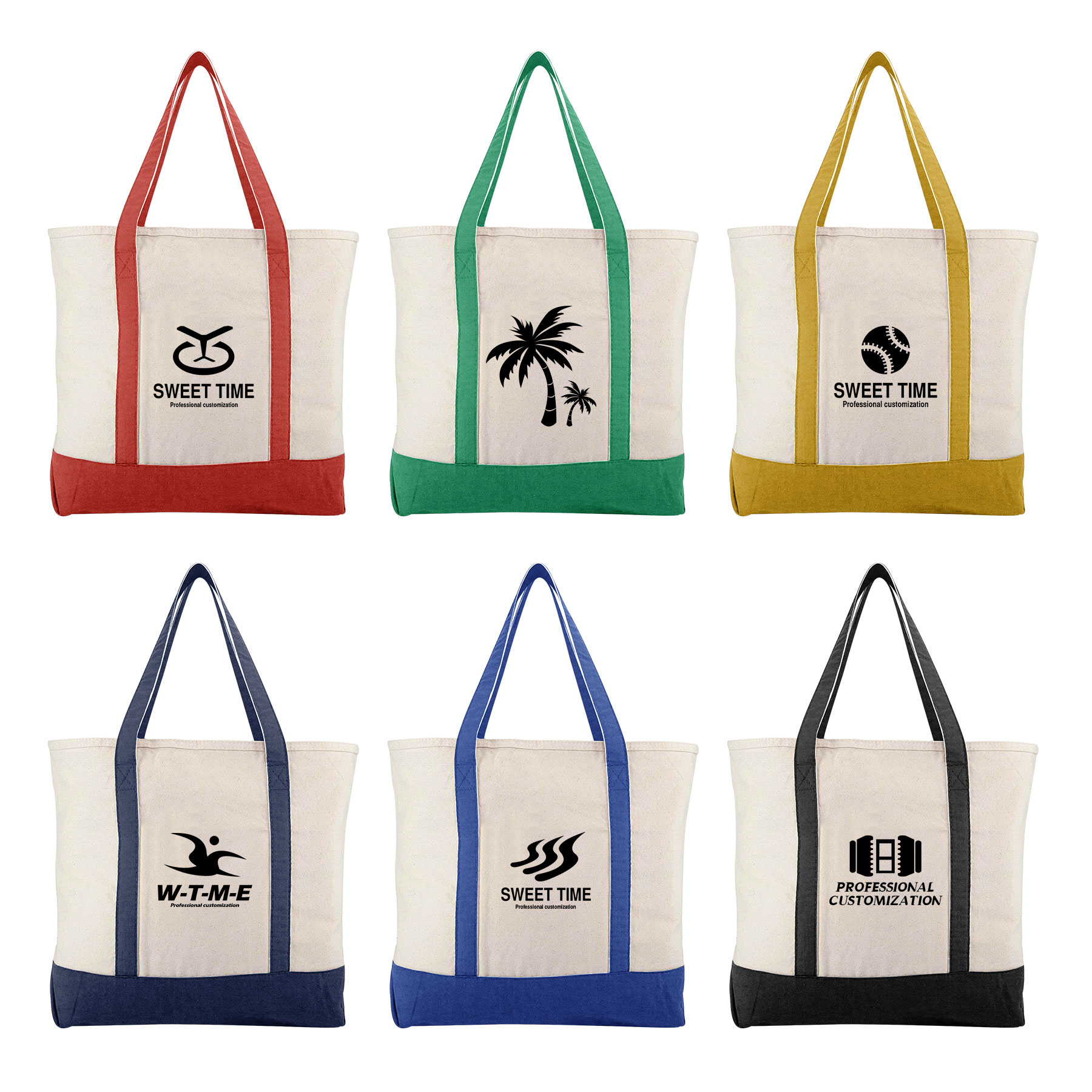 Canvas Tote Bags, custom tote bag with logo imprint 2