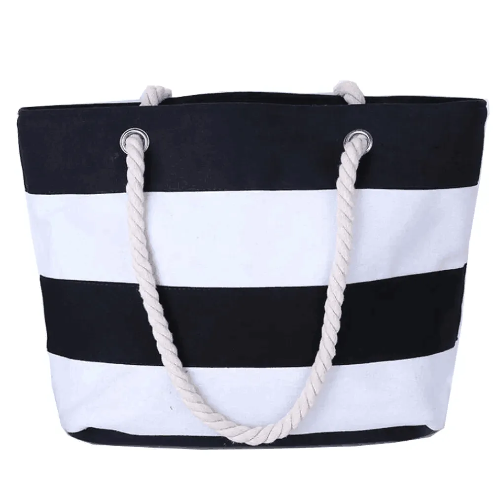 Large Volume Canvas Beach Tote Bag, custom tote bag with logo imprint 5