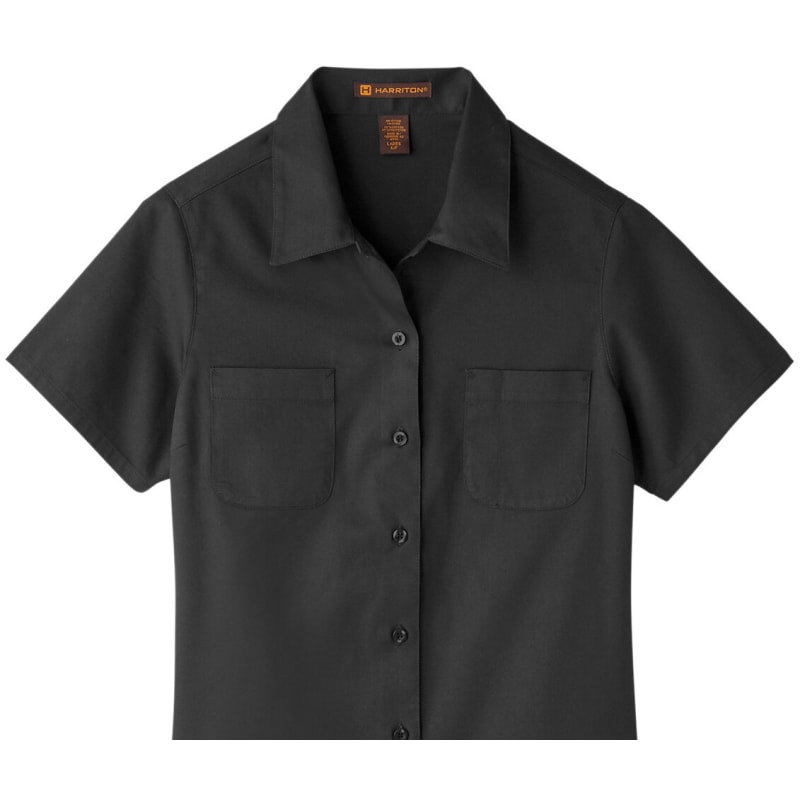 Harriton Ladies' Advantage IL Short-Sleeve Work Shirt 4