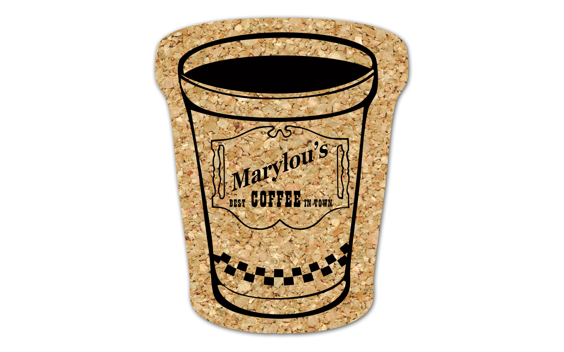 Coffee Cup Cork Coaster 3