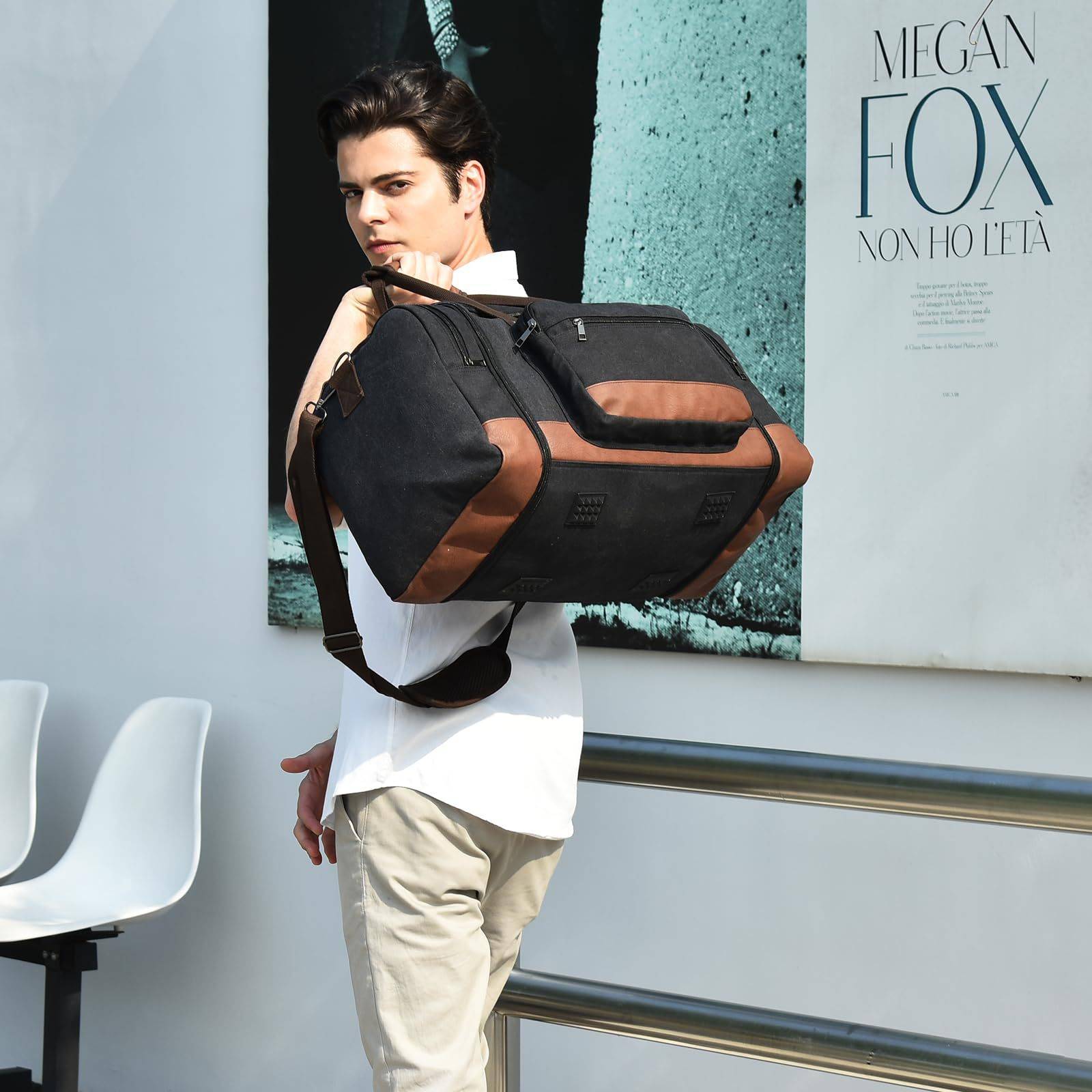 Expandable Canvas Duffle Bag 5
