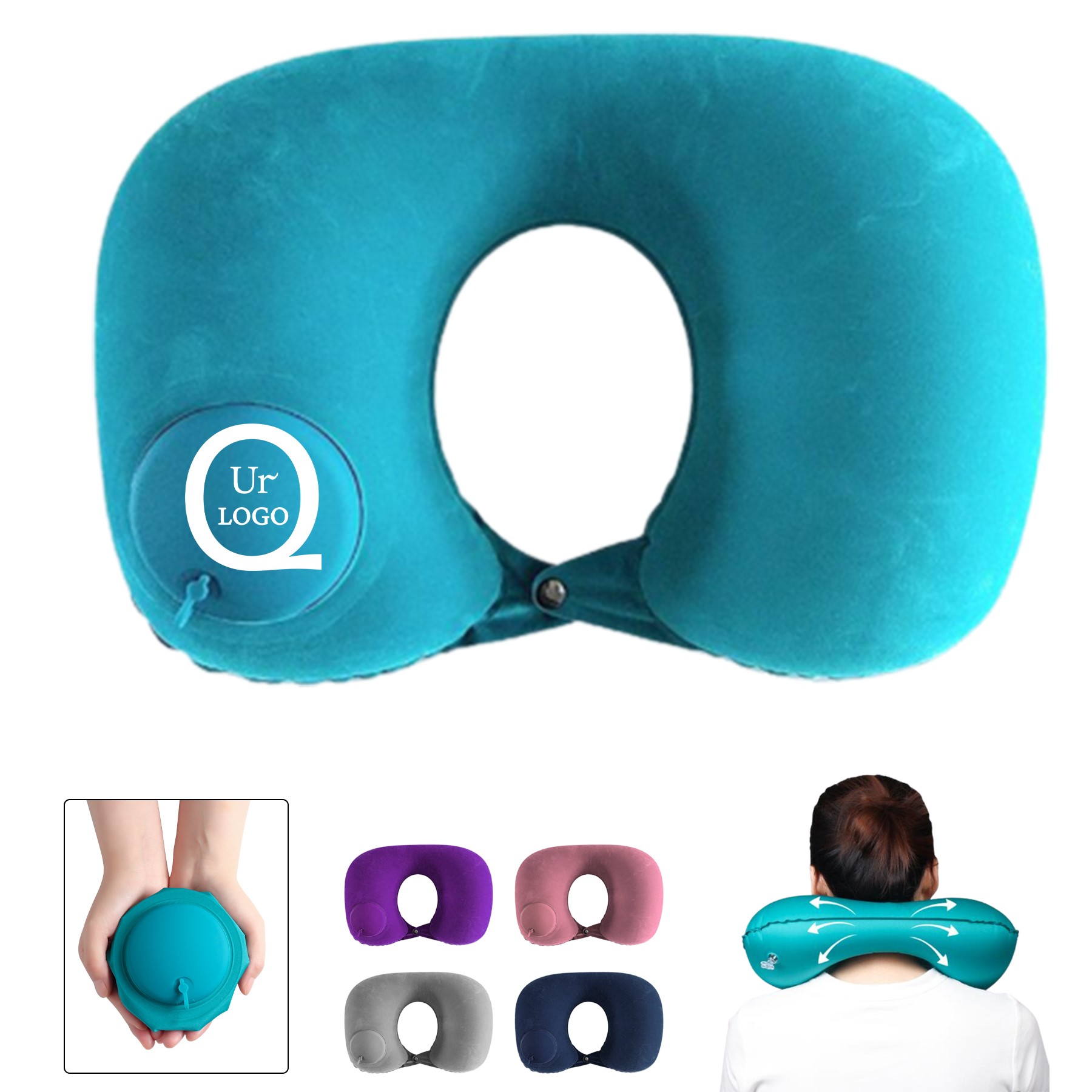 Inflatable Travel Neck Pillow