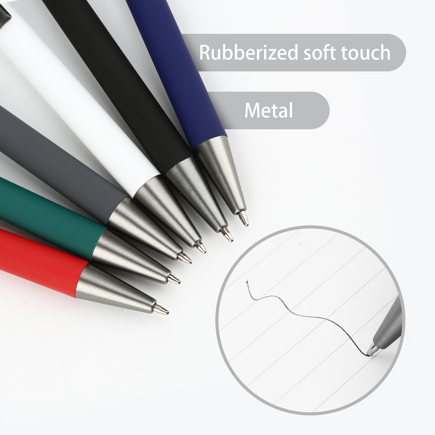 Bowie Soft Rubber Finish ColorJet Full Color Metal Pen 10