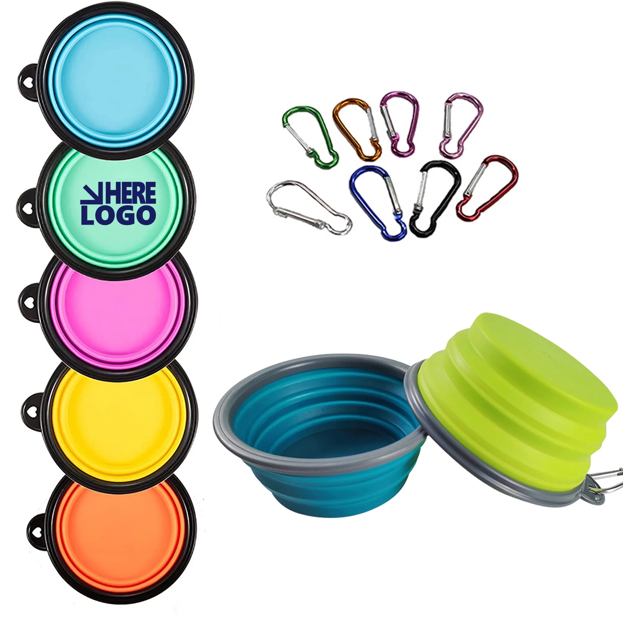 Collapsible Dog Bowls for Hiking Travel 1