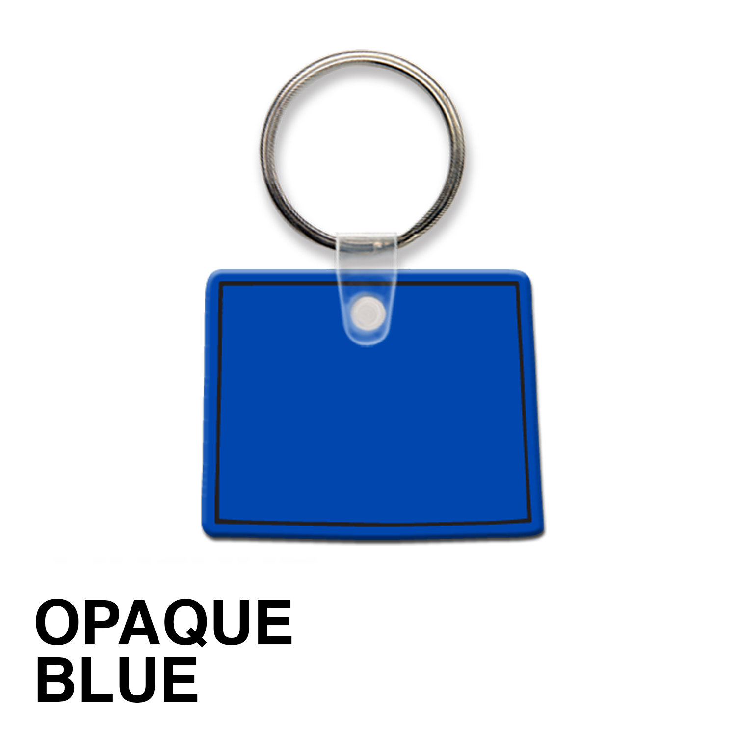 Wyoming State Shape Key Tag (Spot Color) 2