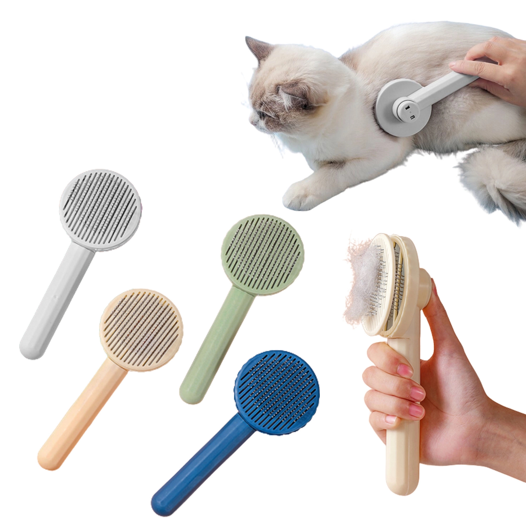 Self Cleaning Pet Brush 1