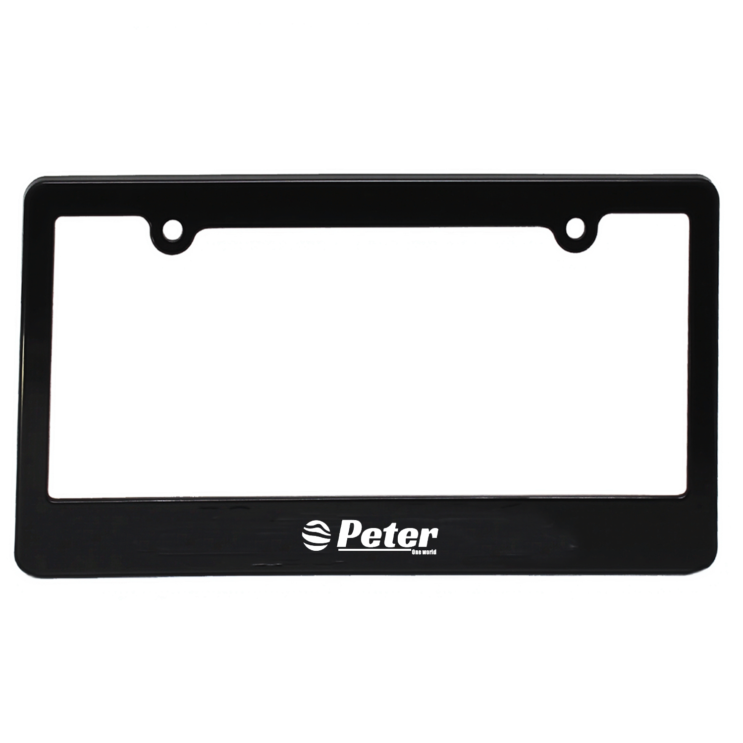 Durable ABS Plastic 3D Universal License Plate Frame Holder 2