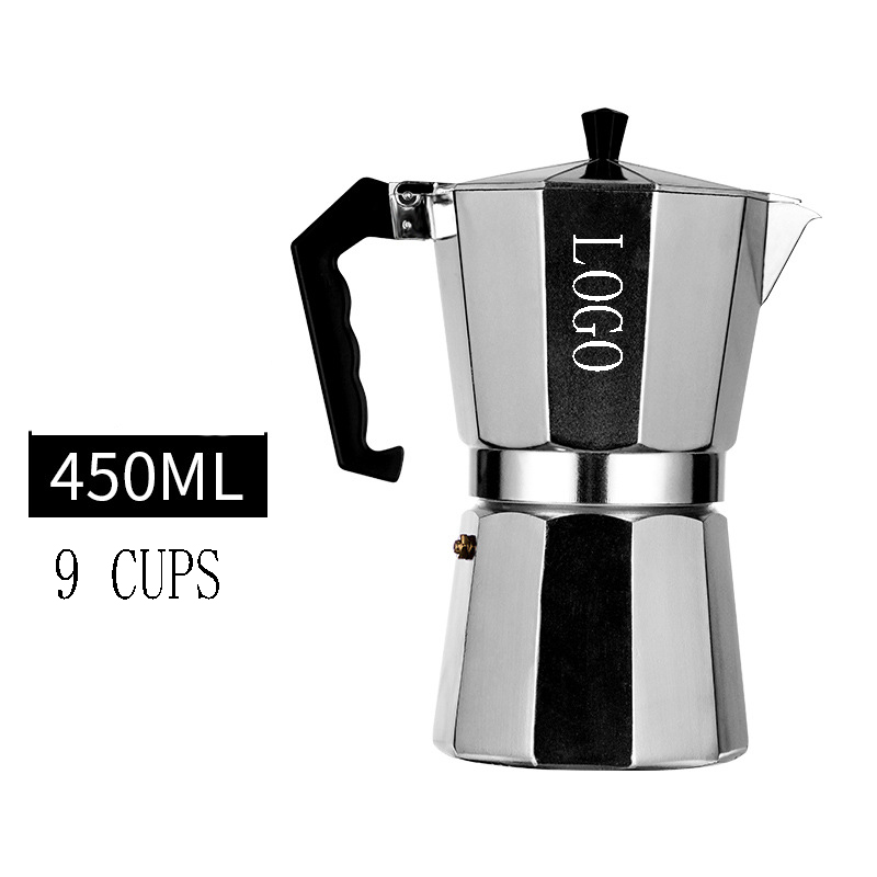 Iconic Stovetop Espresso Maker Moka Pot 9 Cups 3
