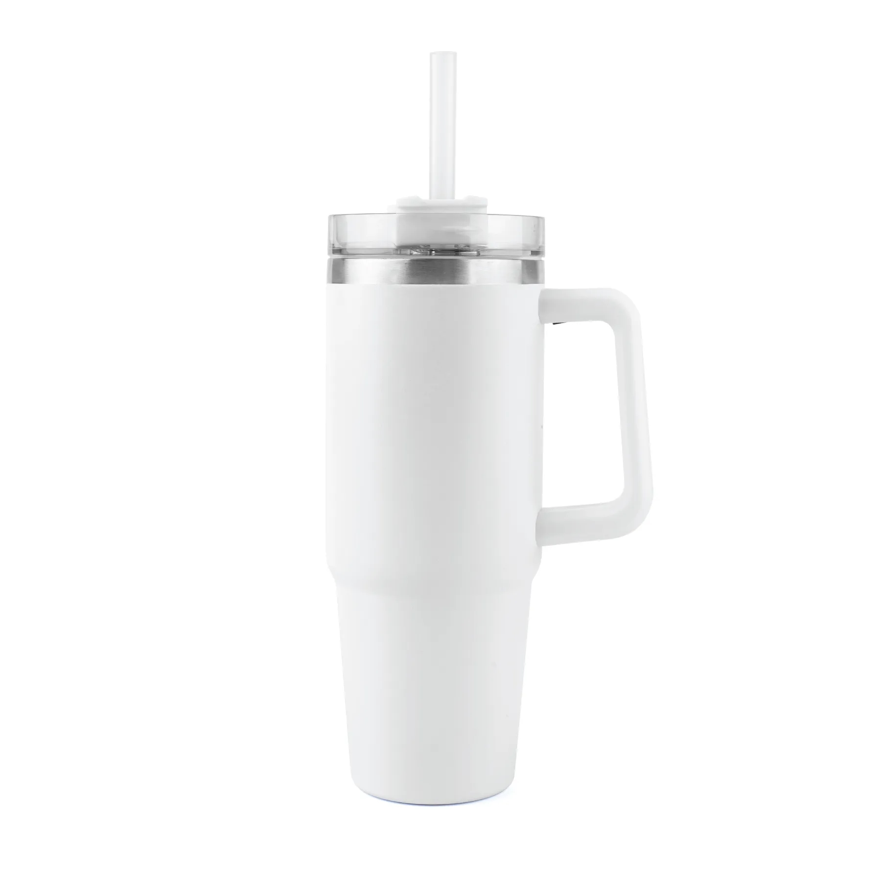 30oz Premium Stainless Travel Mug w/ Straw and Twist Closure 11