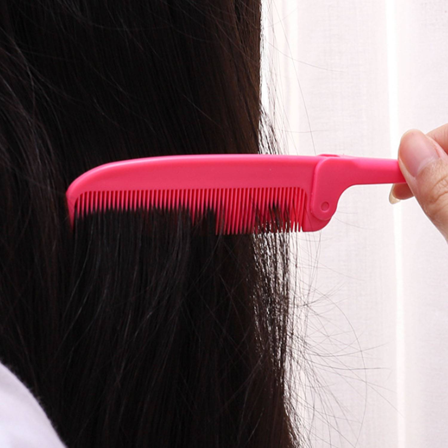 Compact Portable Foldable Pocket Hair Comb 8