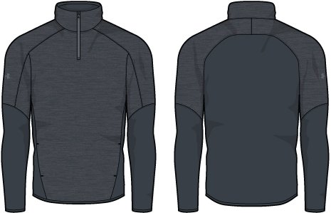Men's UA Hybrid  Zip  4