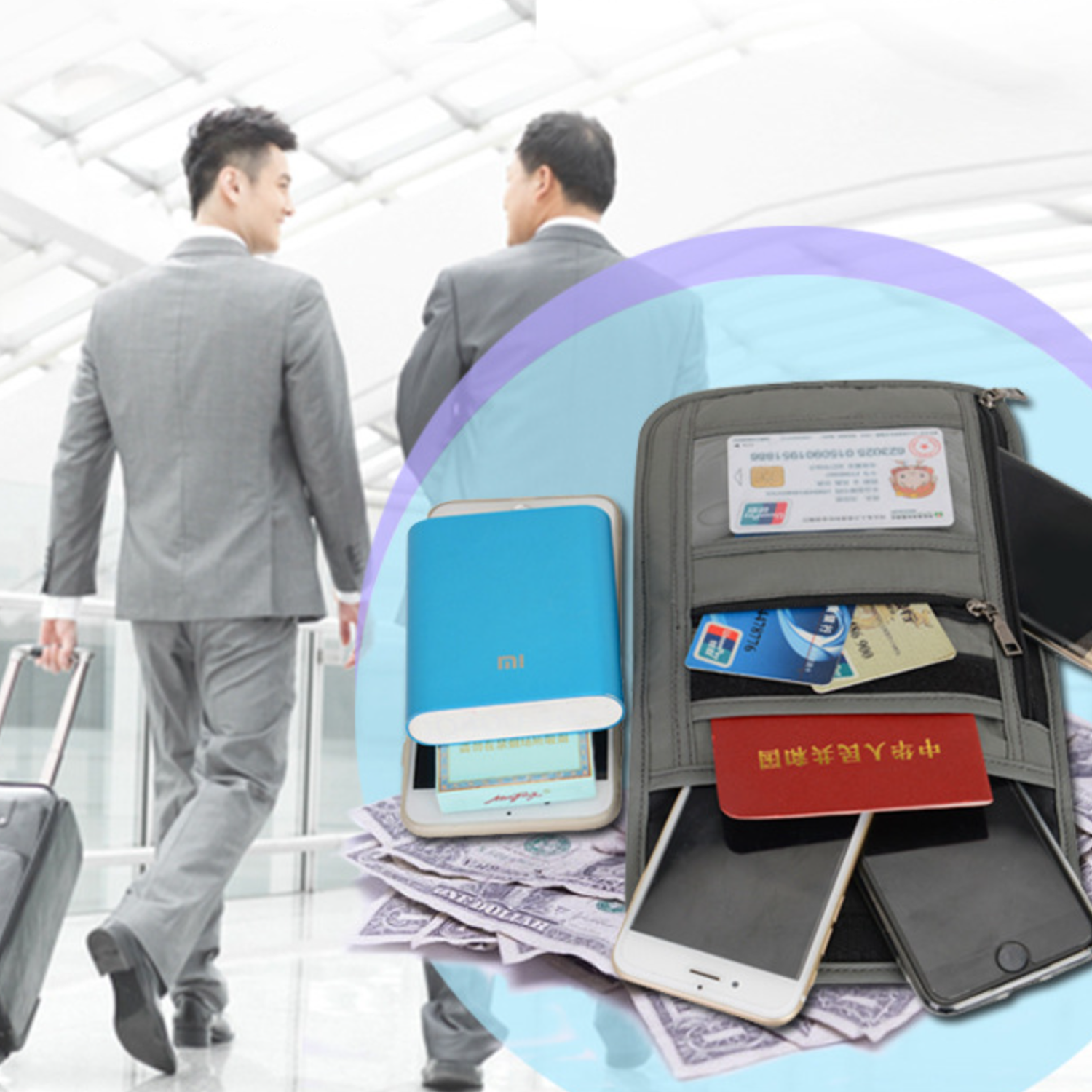 Rfid Blocking Passport Holder & Travel Wallet 6