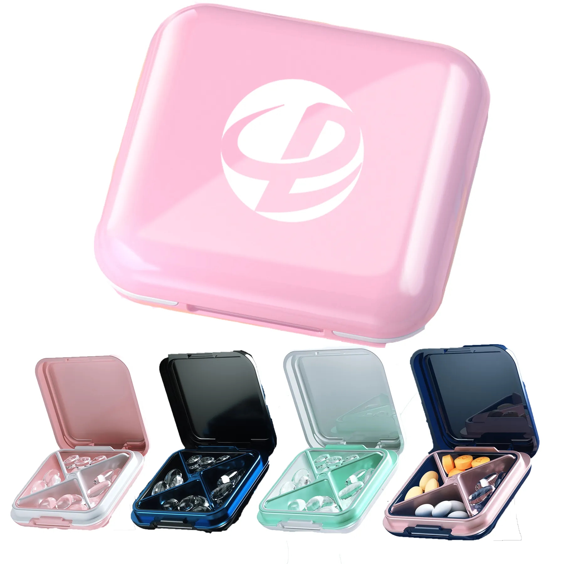 Pill Holder for Purse Waterproof Compact Medicine Organizer 1
