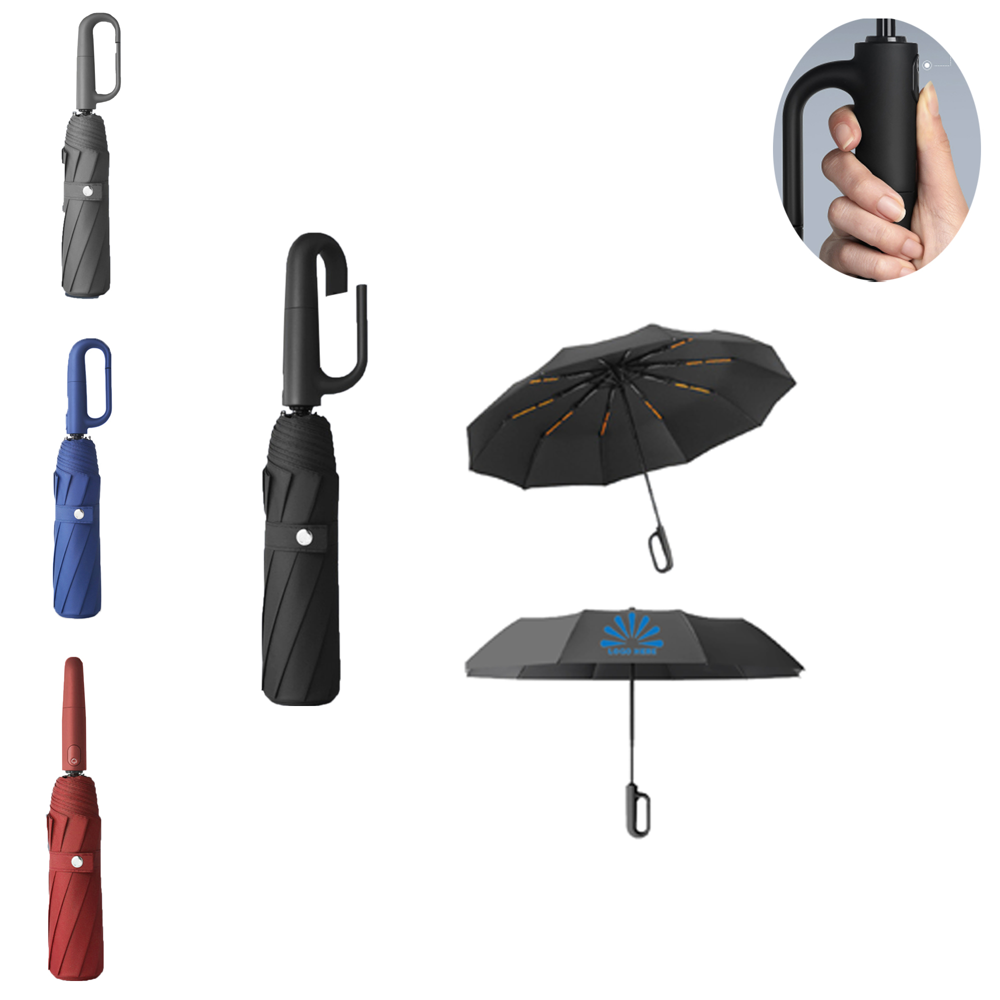 Windproof Super Sunshade Automatic Umbrella 2