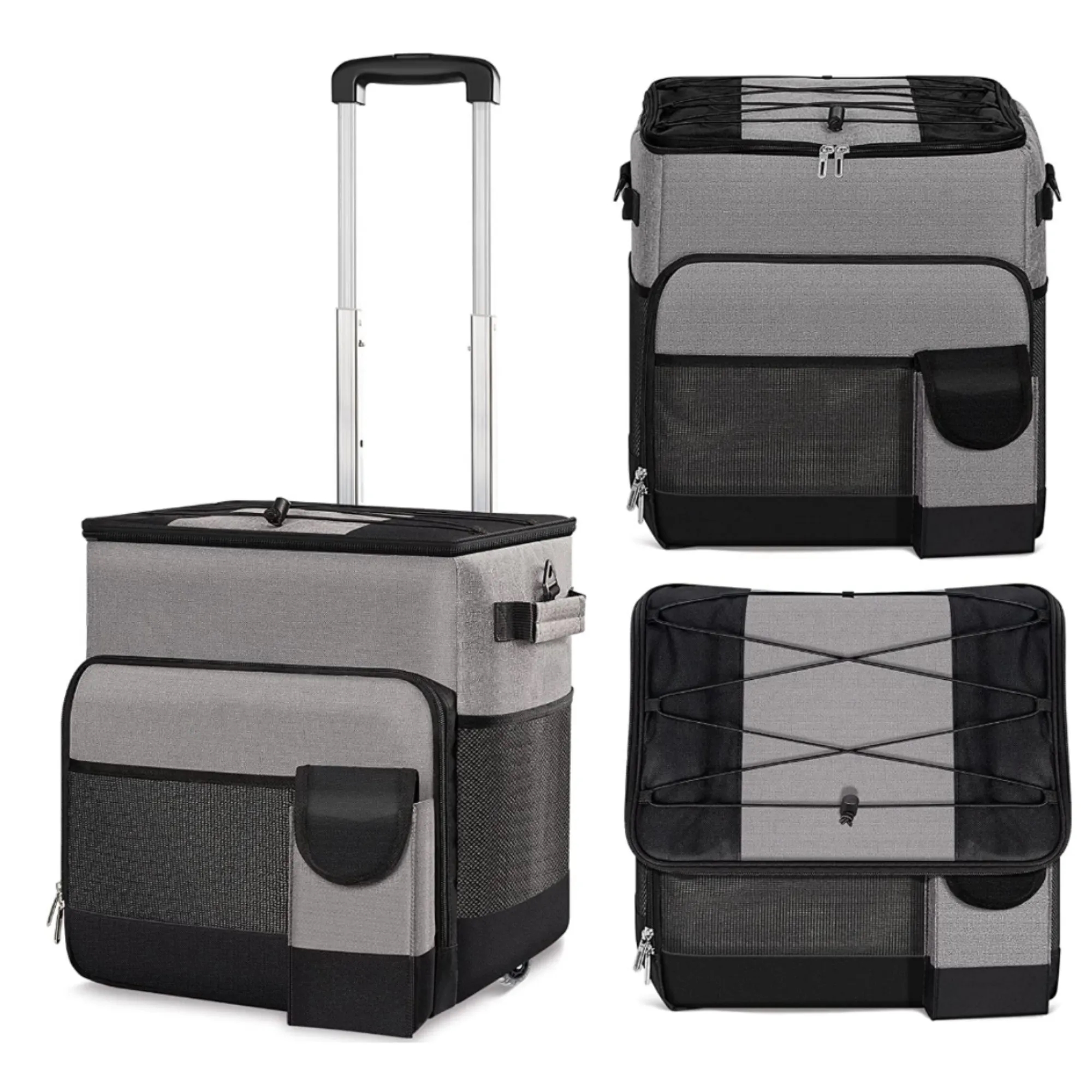 Wheeled Collapsible Cooler Bag With Handle Leakproof MOQ1 6