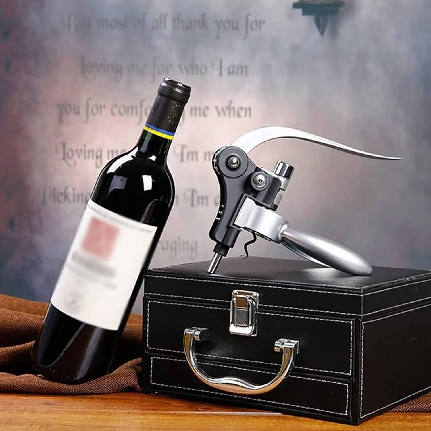 Rabbit Corkscrew Wine Bottle Opener Set for Restaurant 5