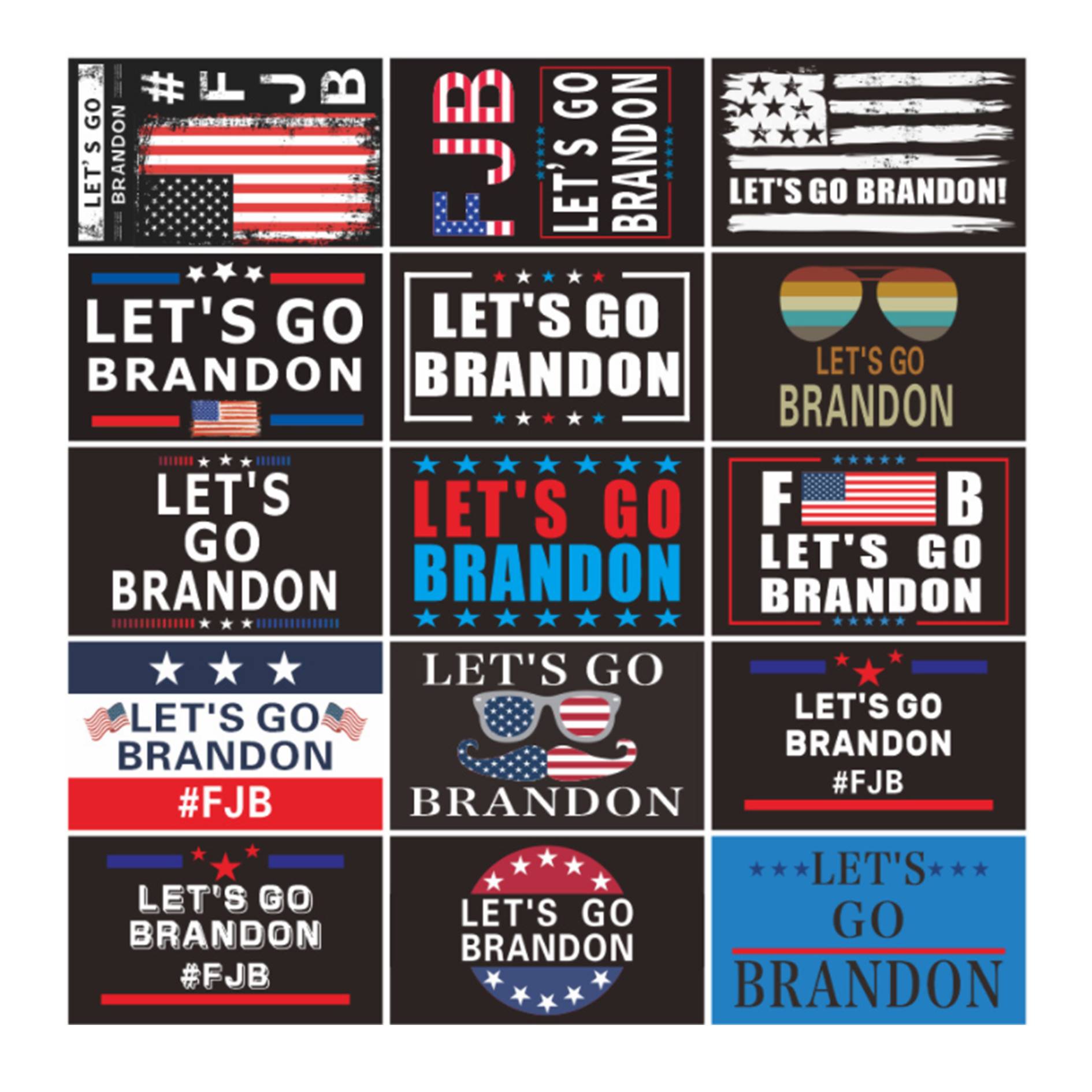Let's Go Brandon Flags Vote Banner 2