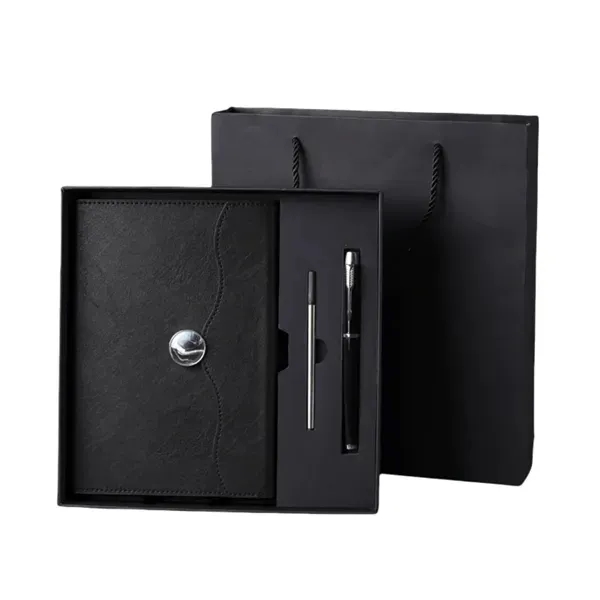 Stylish Leaf Pattern Notebook Set 6