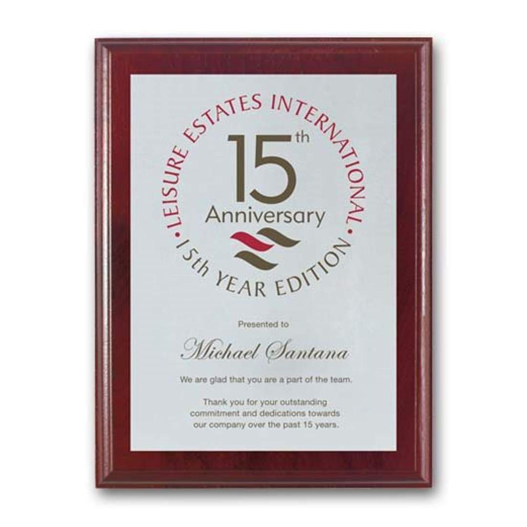 Screenprint Aluminum - Mahogany 3