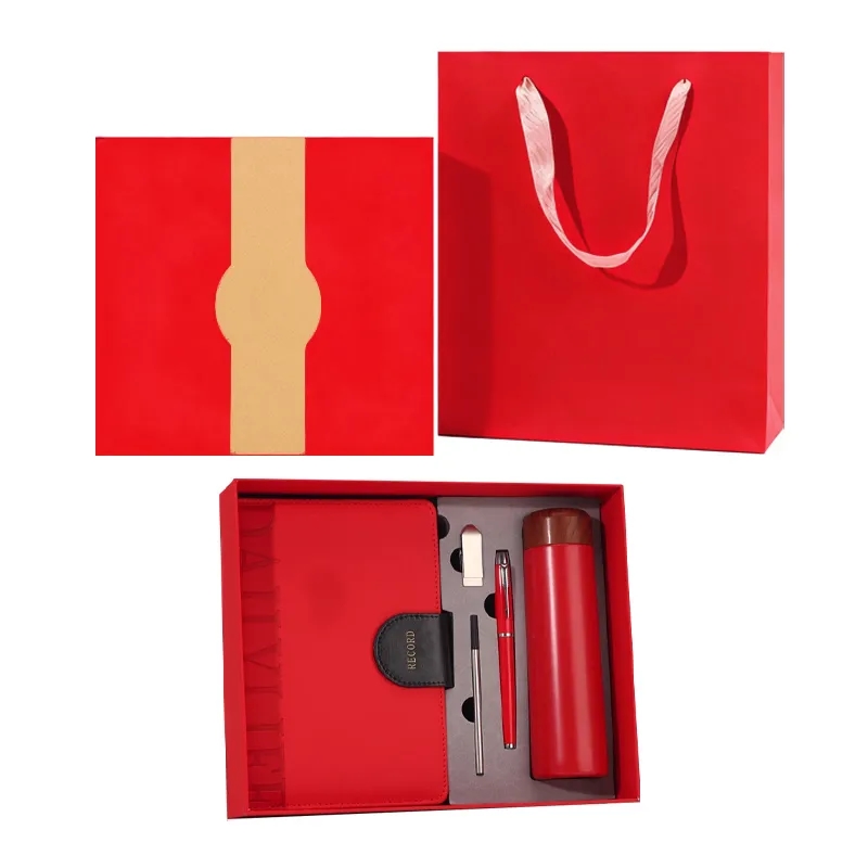 Notebook,Bottle And Usb Drive In Gift Box 3