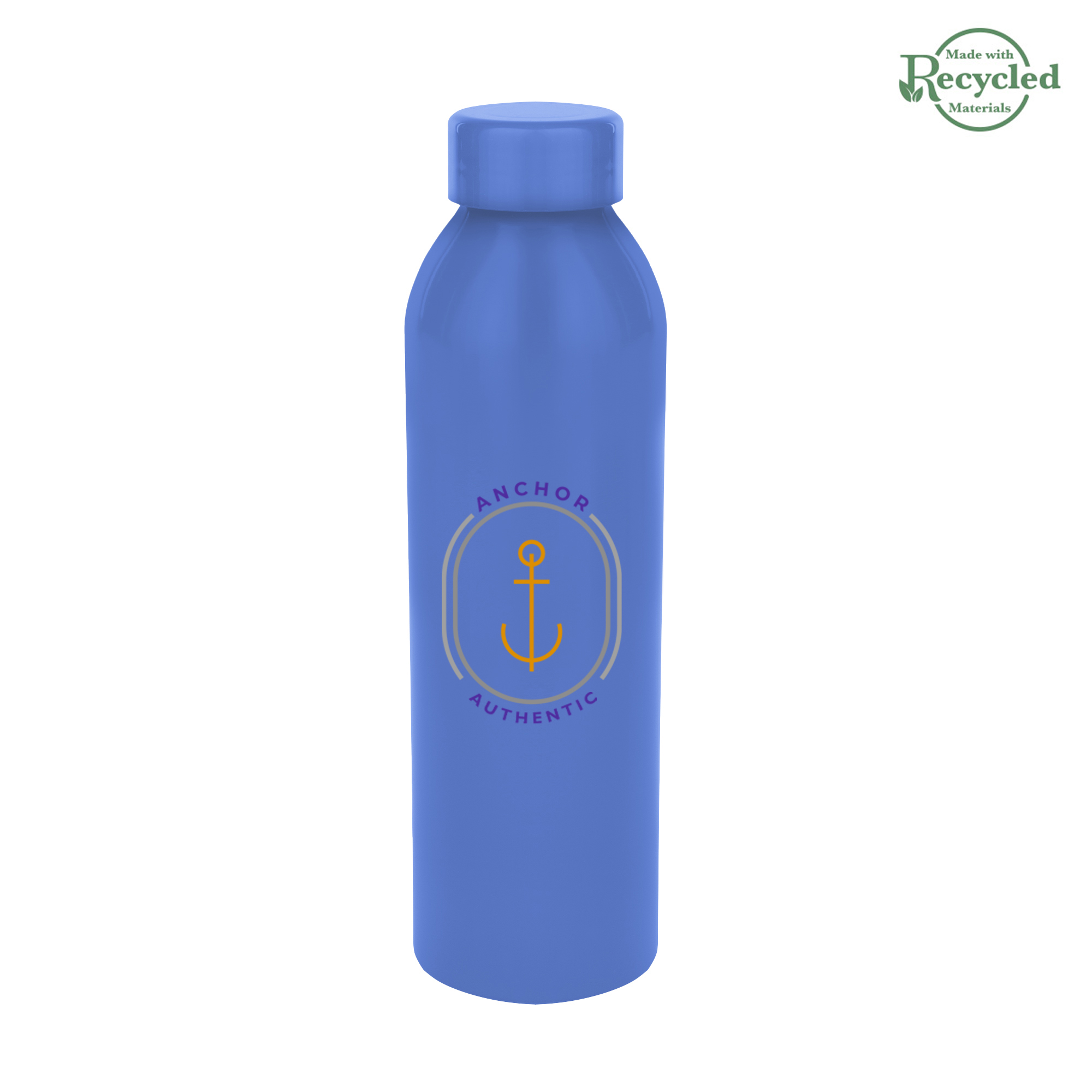 22 Oz. Serena Aluminum Bottle, custom water bottle with logo imprint 1