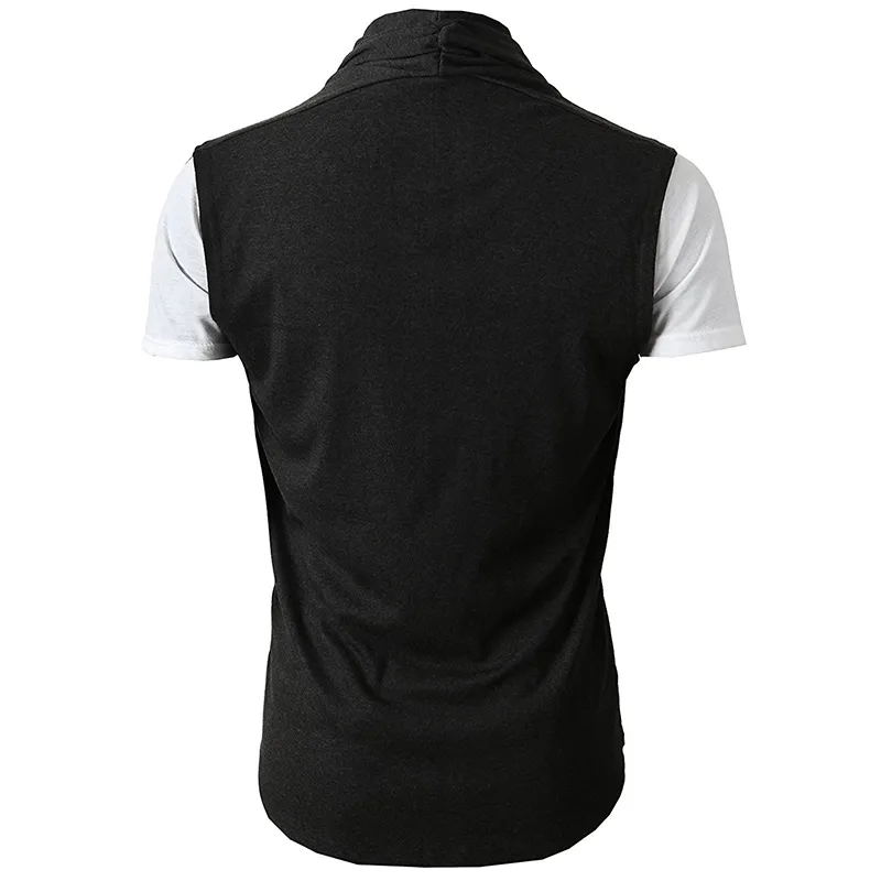 Men's Sleeveless Shawl Collar Cardigan 6
