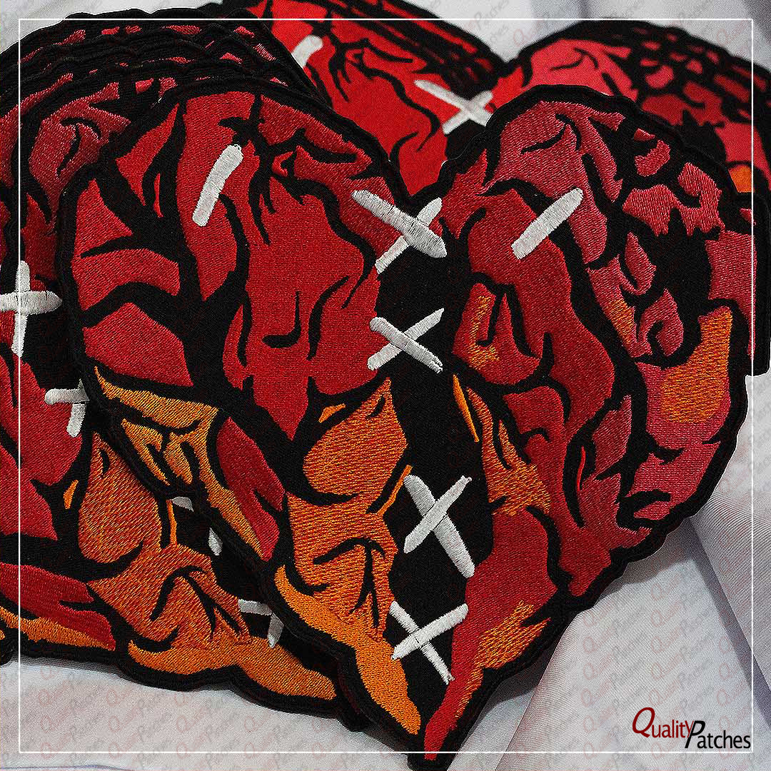 Custom Die Cut Embroidered Patches 4