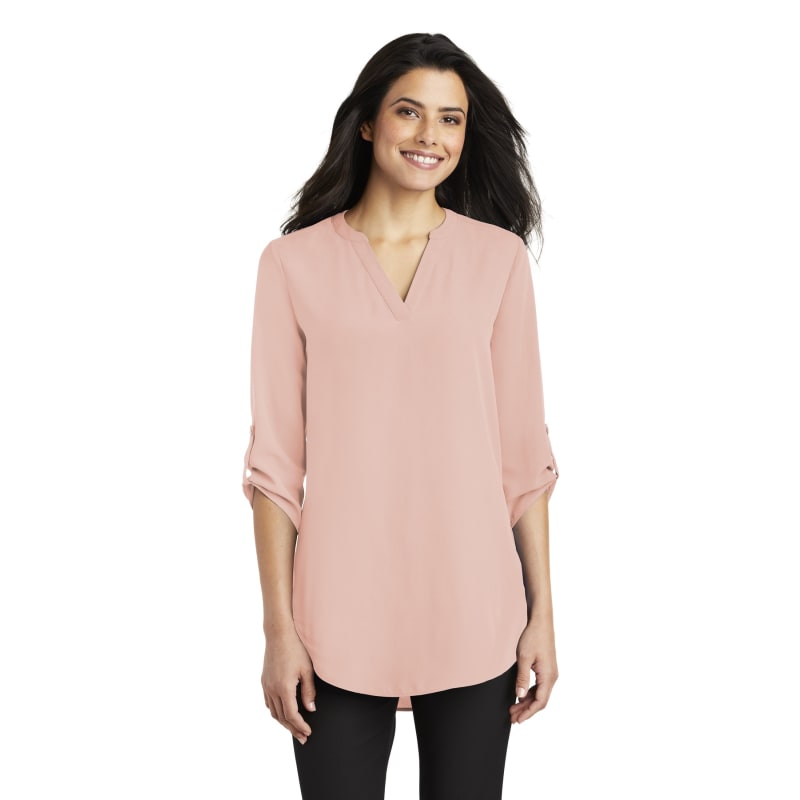 Port Authority Ladies 3/4-Sleeve Tunic Blouse. 20