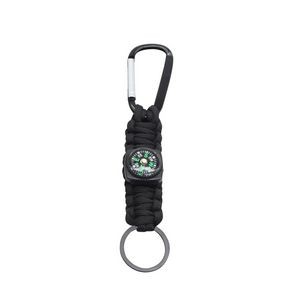 Innovative Key Chain Rope With Flint Bottle Opener And Compass 2