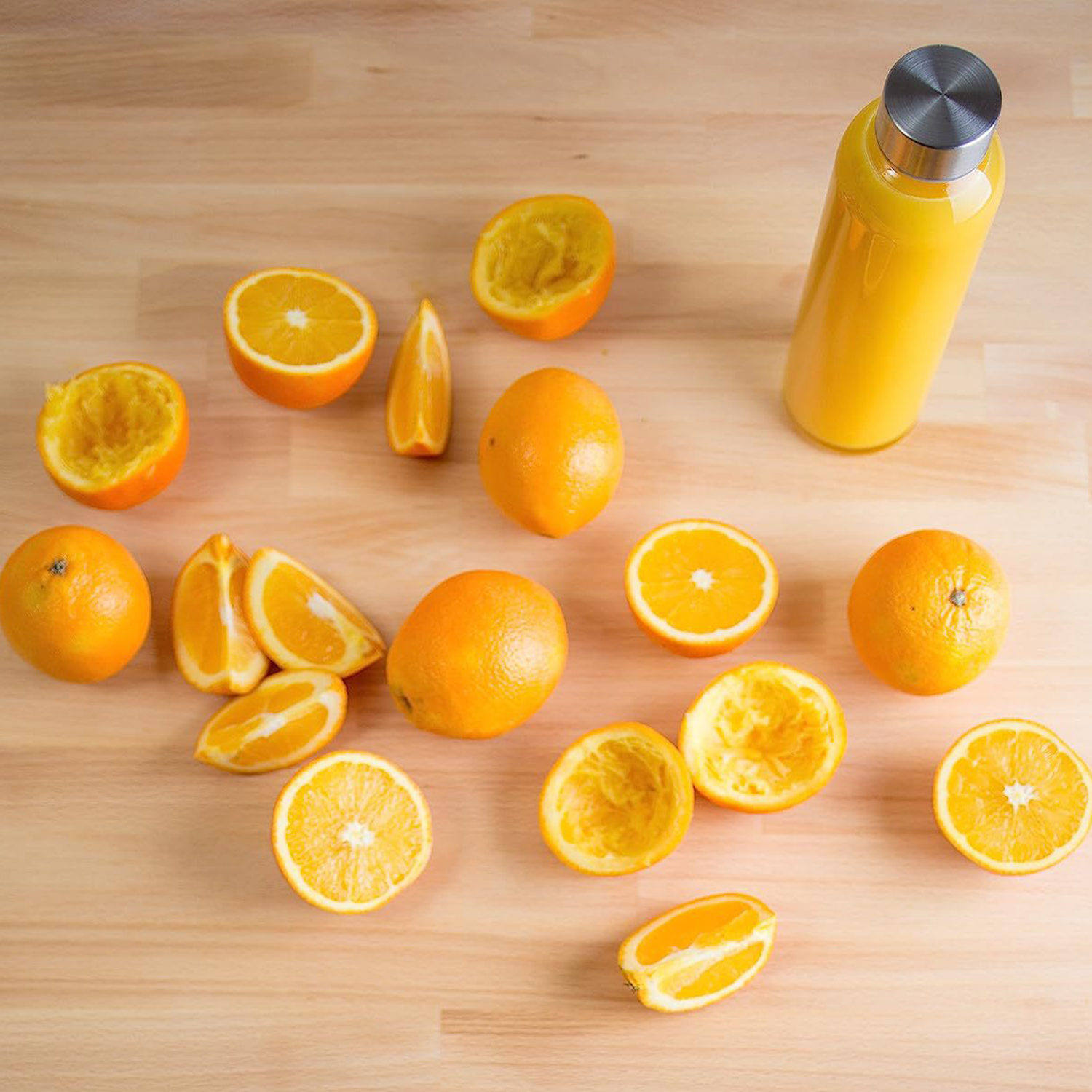 16 Oz Stainless Steel Caps Glass Water Bottles 7