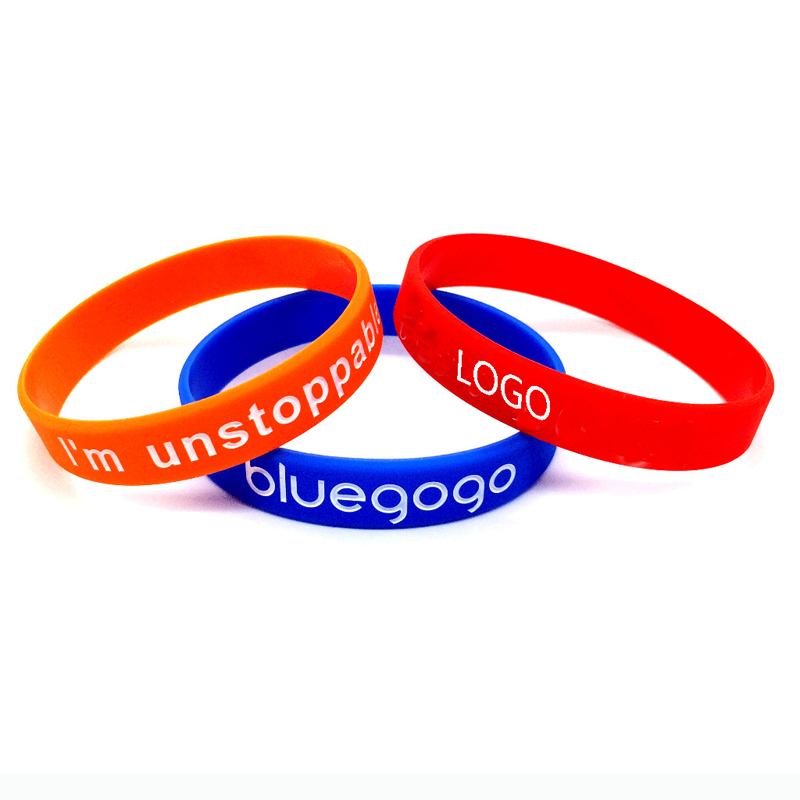 Debossed Motivational Silicone Wristbands 2
