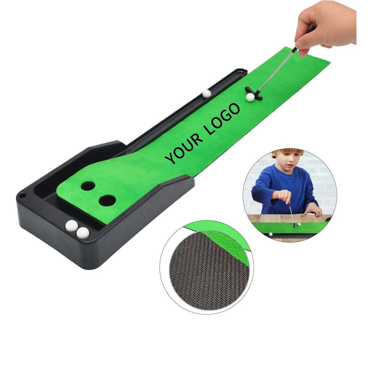 Portable Golf Practice Mat with Rubber Base 1