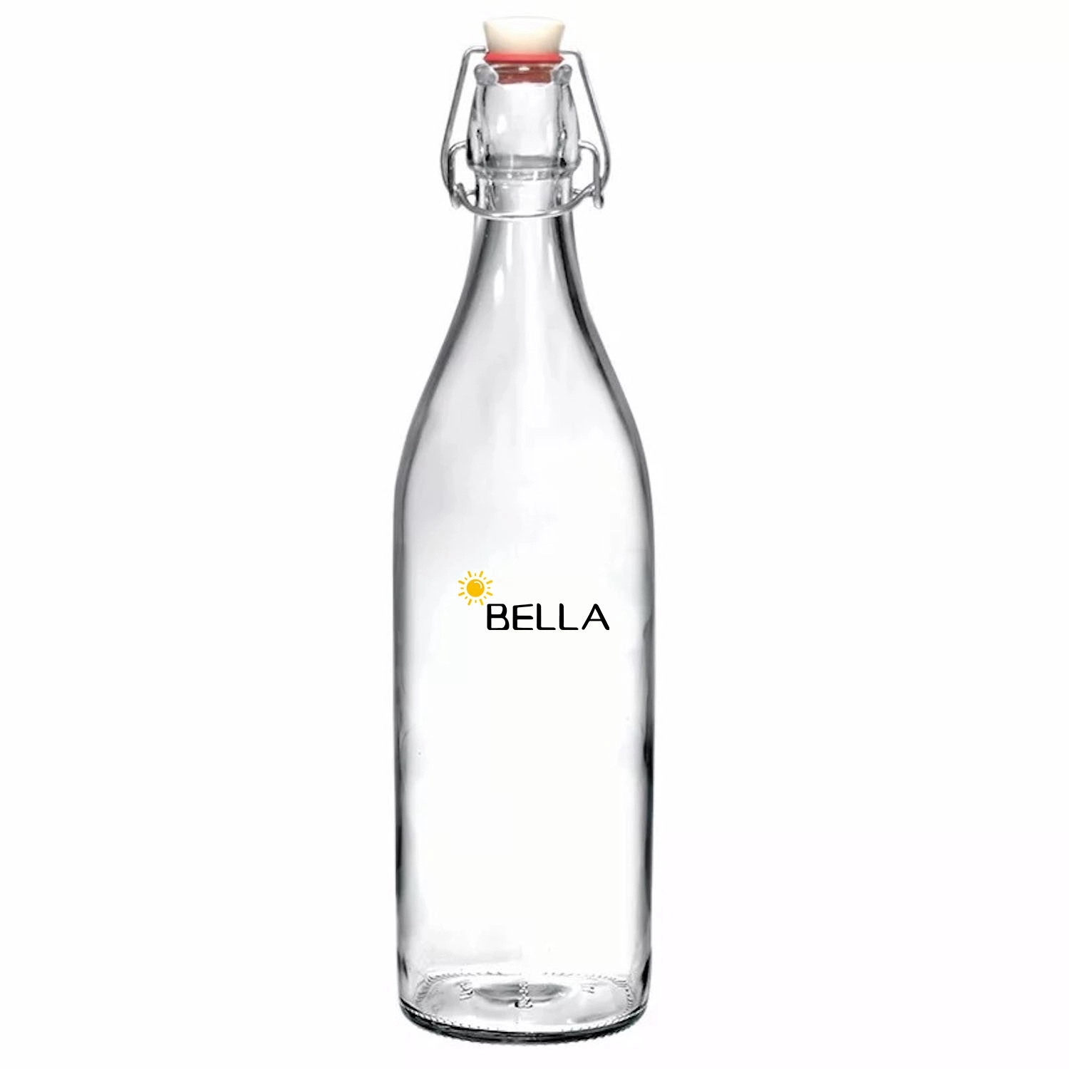 Clear Swing Top Glass Bottle 2