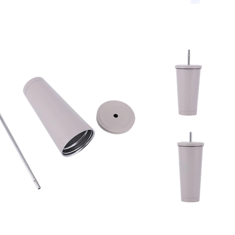 Insulated Tumbler with Straw Lid 2